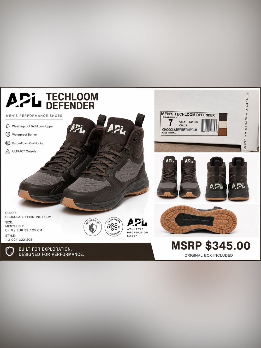 APL Defender men’s size 7